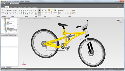 ANSYS AIM Capabilities - Integrated Geometry Modelling